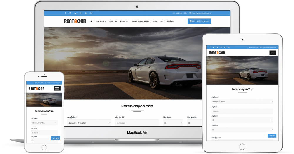 Yalova Taşımacılık ve Araç Kiralama Web Sitesi Tasarımı | Yalova Bilgisayar